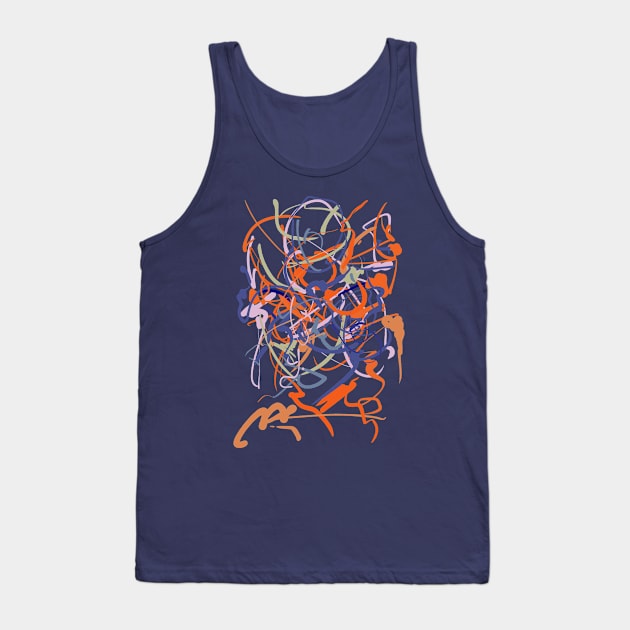 Abstract / Expressive Style Tank Top by Nikokosmos